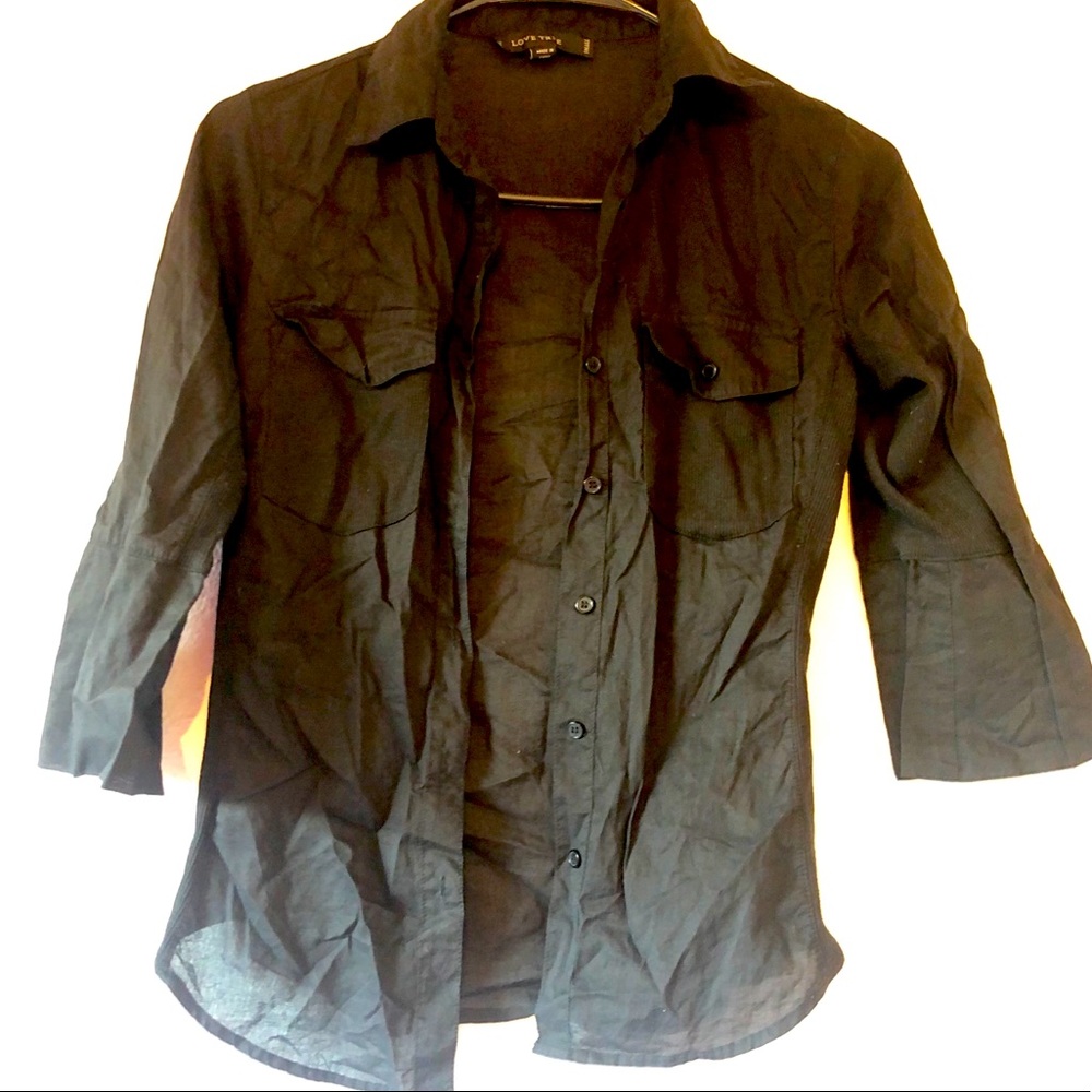 Black Button Up Shirt